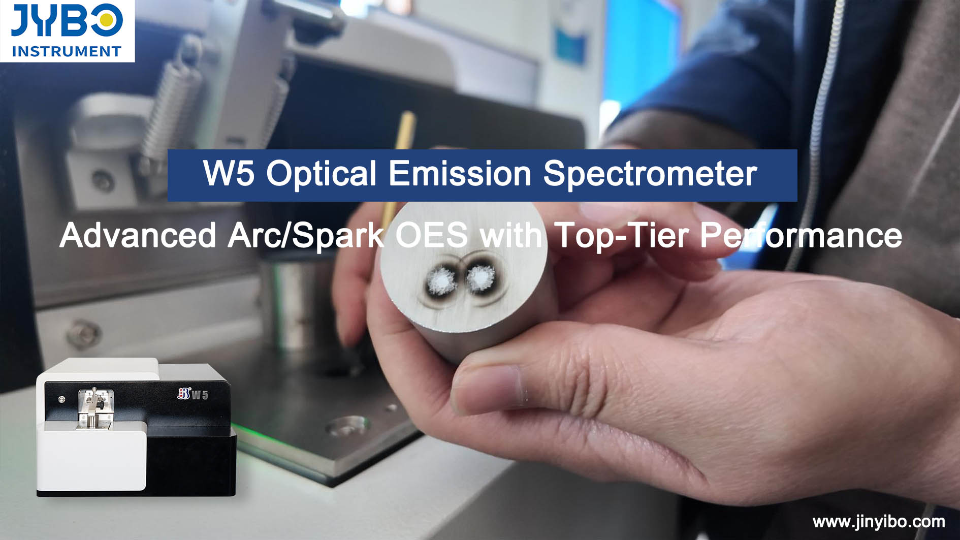 طیف‌سنج نشر نوری W5 پیشرفته‌ترین Arc/Spark-OES با عملکرد نهایی است.