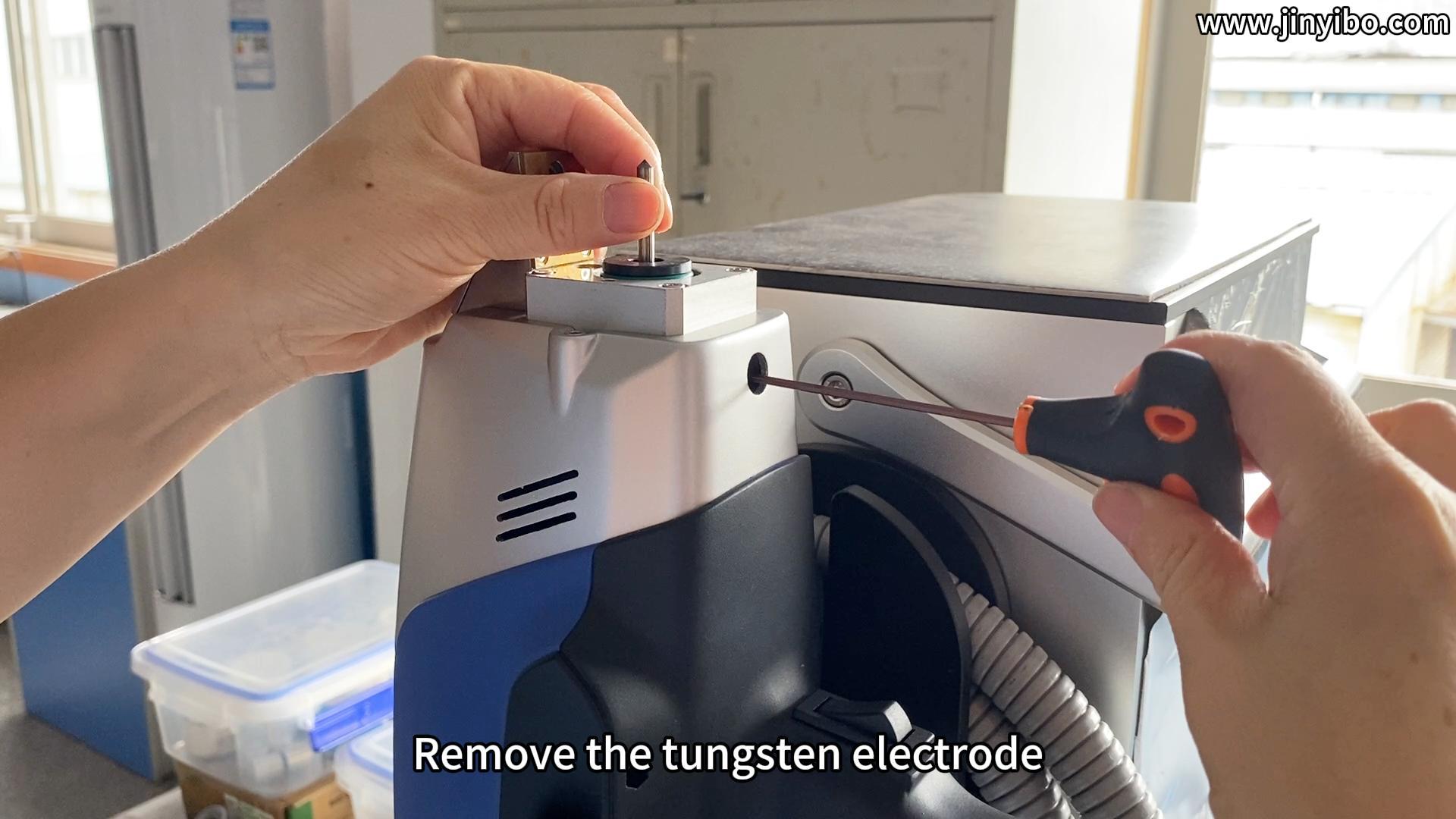 طیف‌سنج‌های نشر نوری قابل حمل، آنالیزور فلزی سیار Sprite SP6 - تنظیم الکترود تنگستن