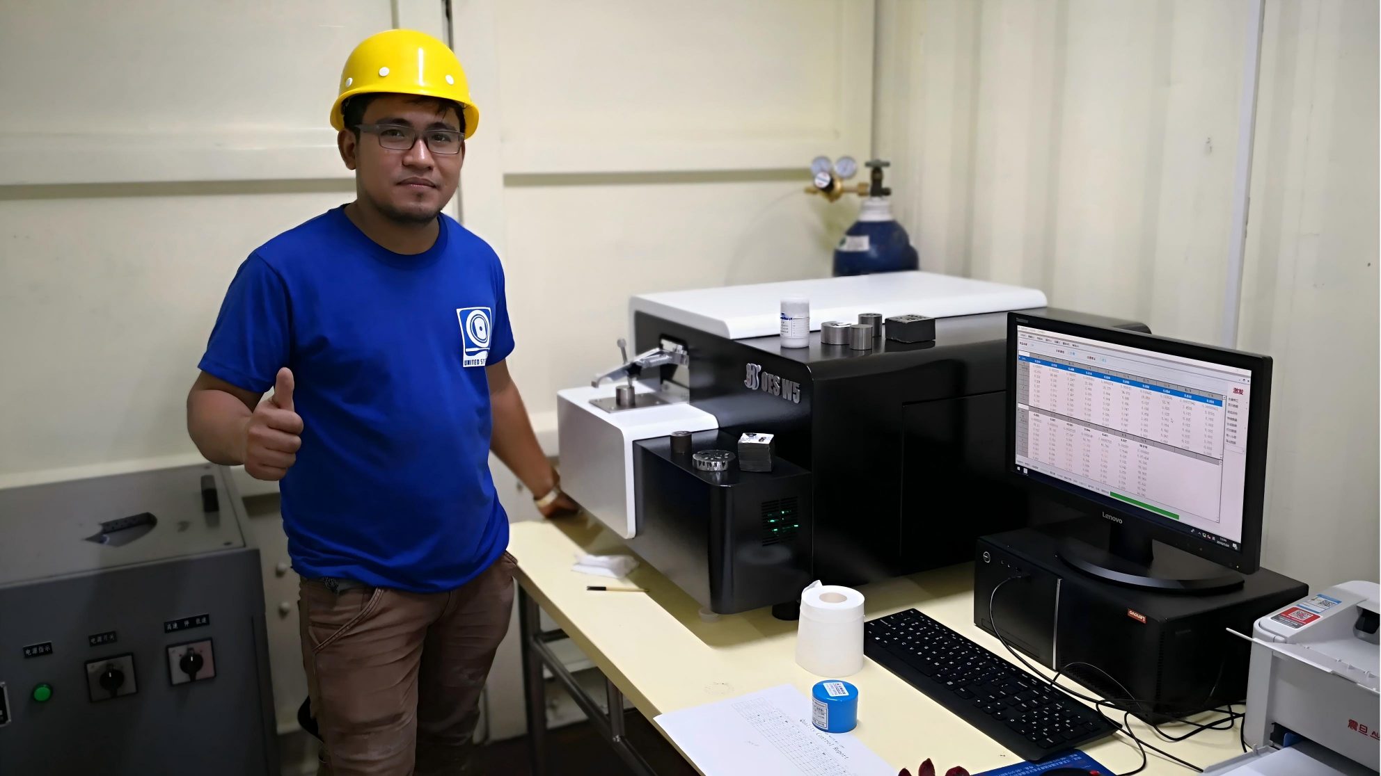 طیف‌سنج انتشار نوری W5 برای میلگرد فولادی Q195، Q235، Q275