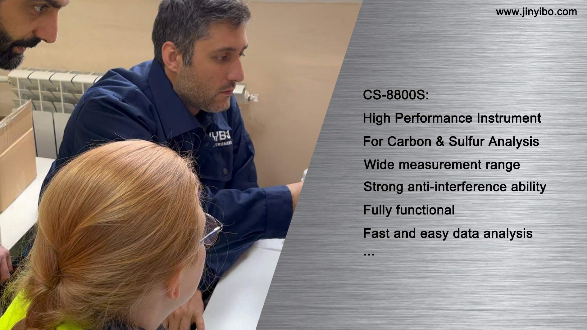 آنالایزر کربن و گوگرد مادون قرمز فرکانس بالا CS-8800S