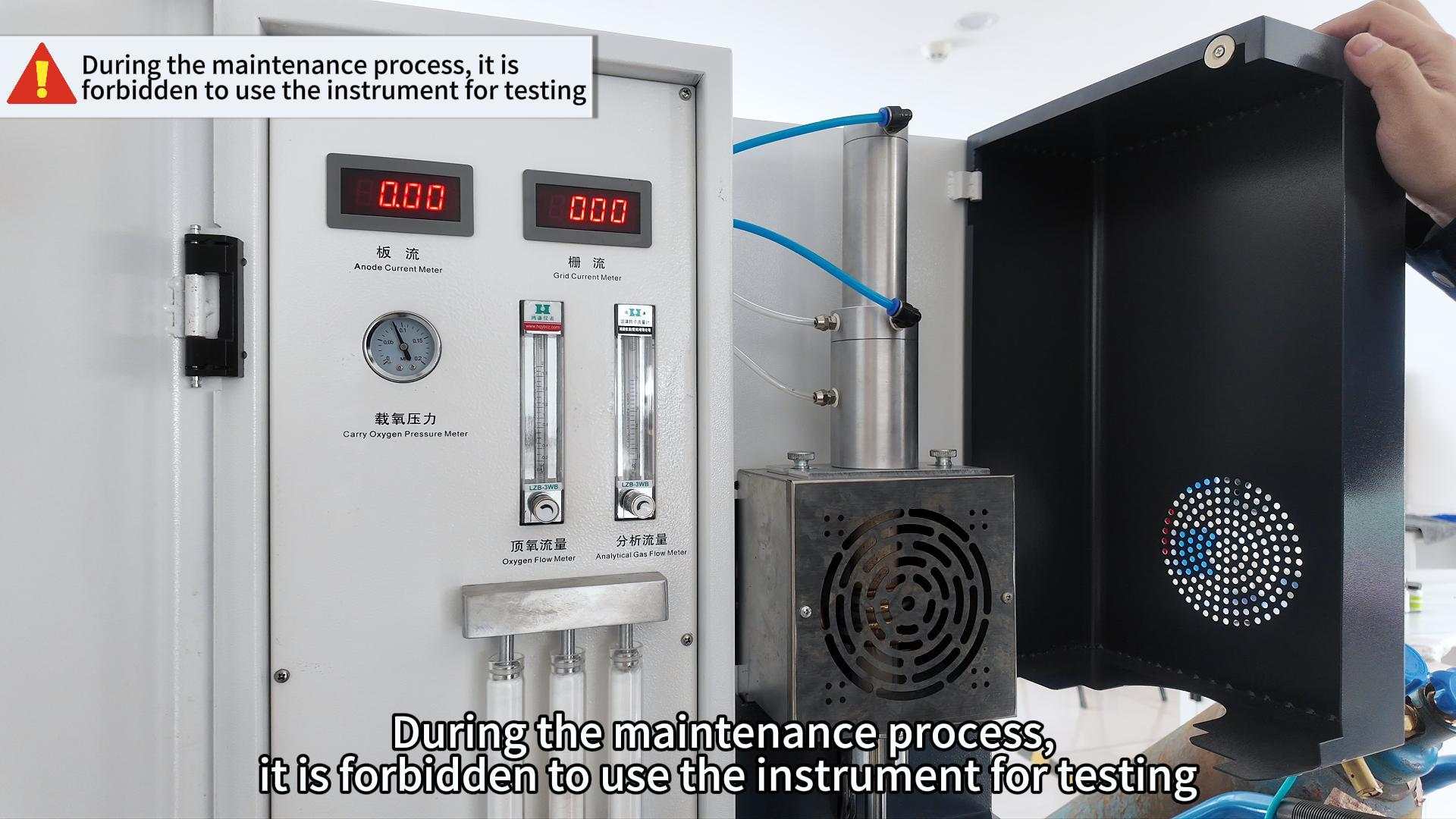 آنالایزر گوگرد کربن (آنالیز عنصری) تنظیم کنتور جریان گاز تحلیلی